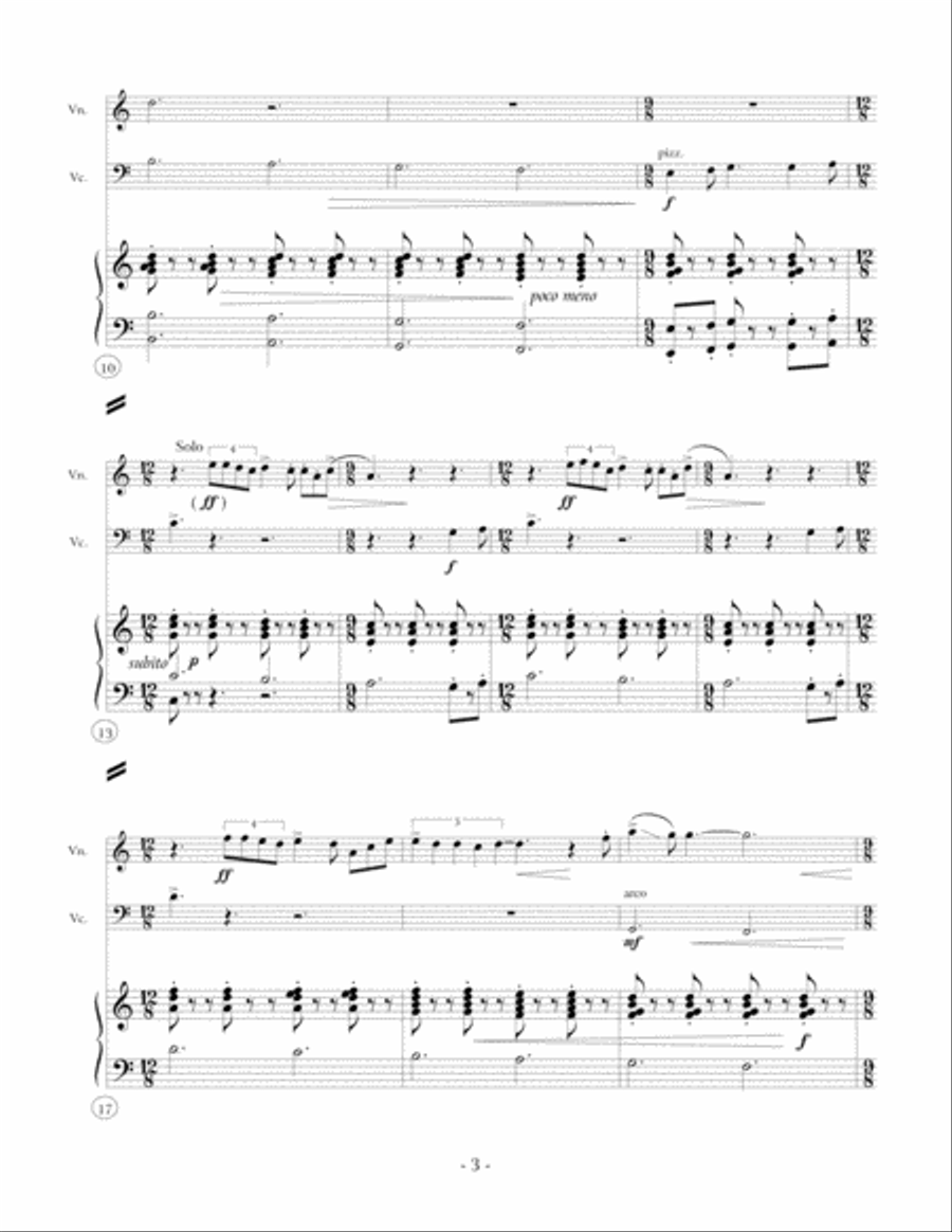 All You Need Is Love All You Need Is Love Piano Trio scores gallery preview page 3