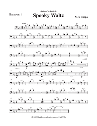 Spooky Waltz from Three Dances for Halloween - Bassoon 1 part