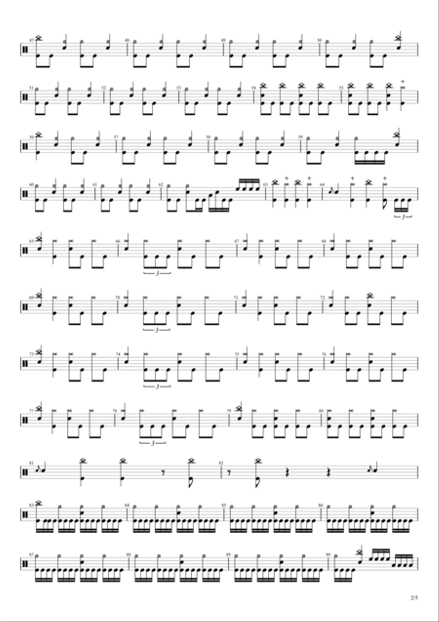 Nemesis Nemesis Drum Set scores gallery preview page 2