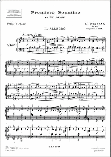 3 Sonatines Op 118 Piano