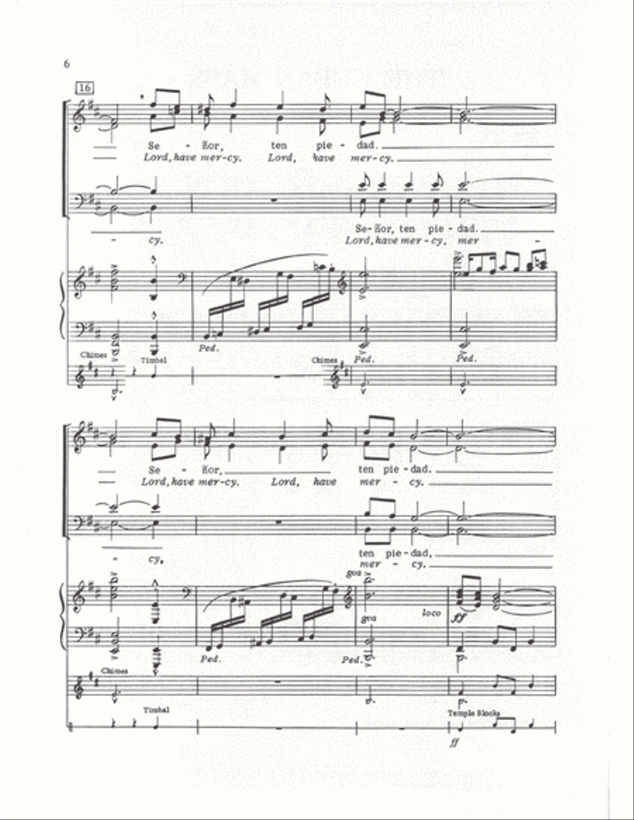 The Cuban Mass (Vocal Score) 4-Part scores gallery preview page 3