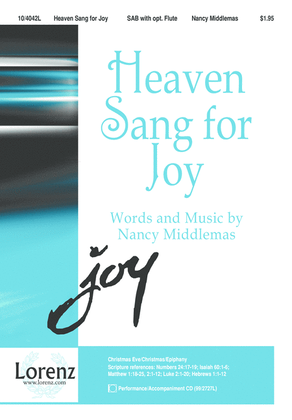 Book cover for Heaven Sang for Joy