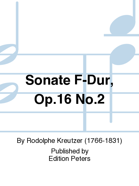 Sonate F-Dur, Op. 16 No. 2