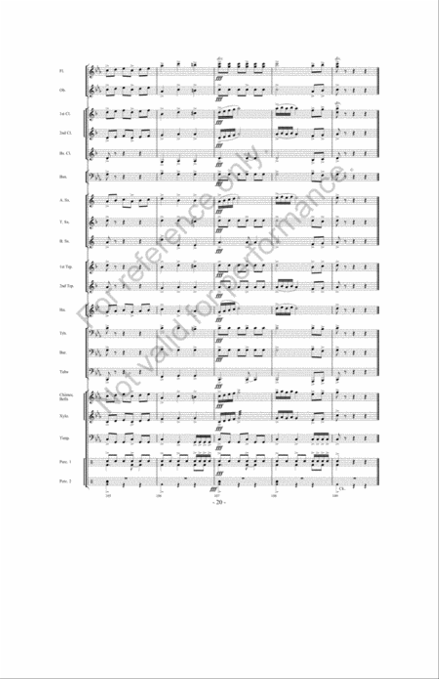 Legend of Pirates Cove Concert Band scores gallery preview page 19