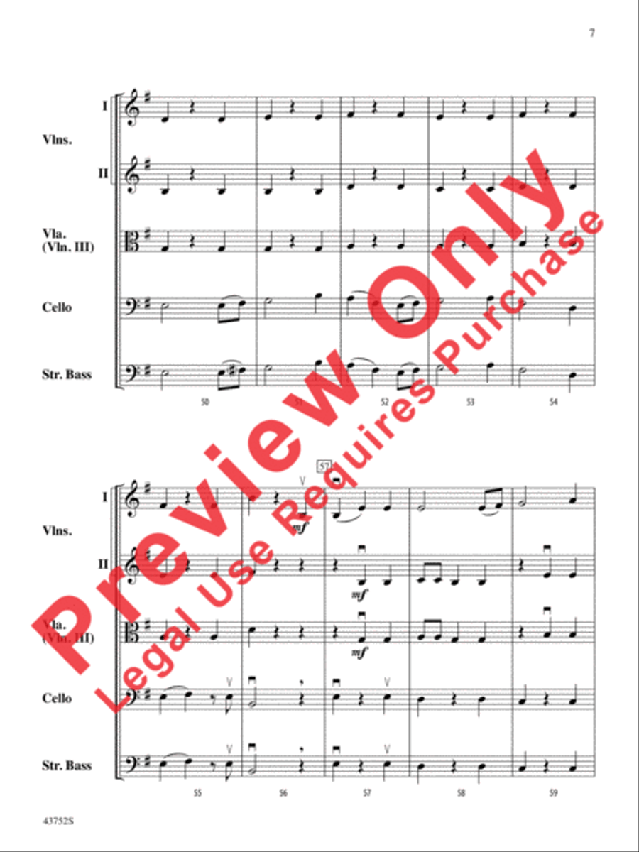 Moonlight Shadows Moonlight Shadows String Orchestra scores gallery preview page 8