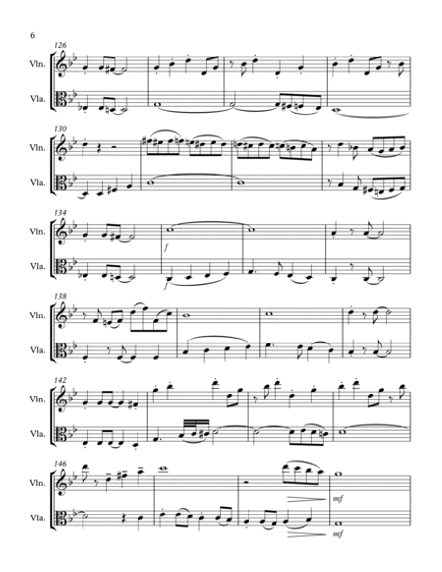 Puttin' On The Ritz String Duet scores gallery preview page 6