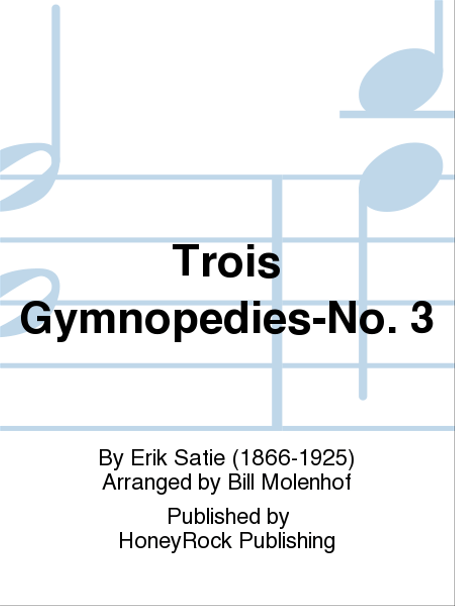 Trois Gymnopedies-No. 3 Trois Gymnopedies-No. 3 Marimba scores gallery preview page 1