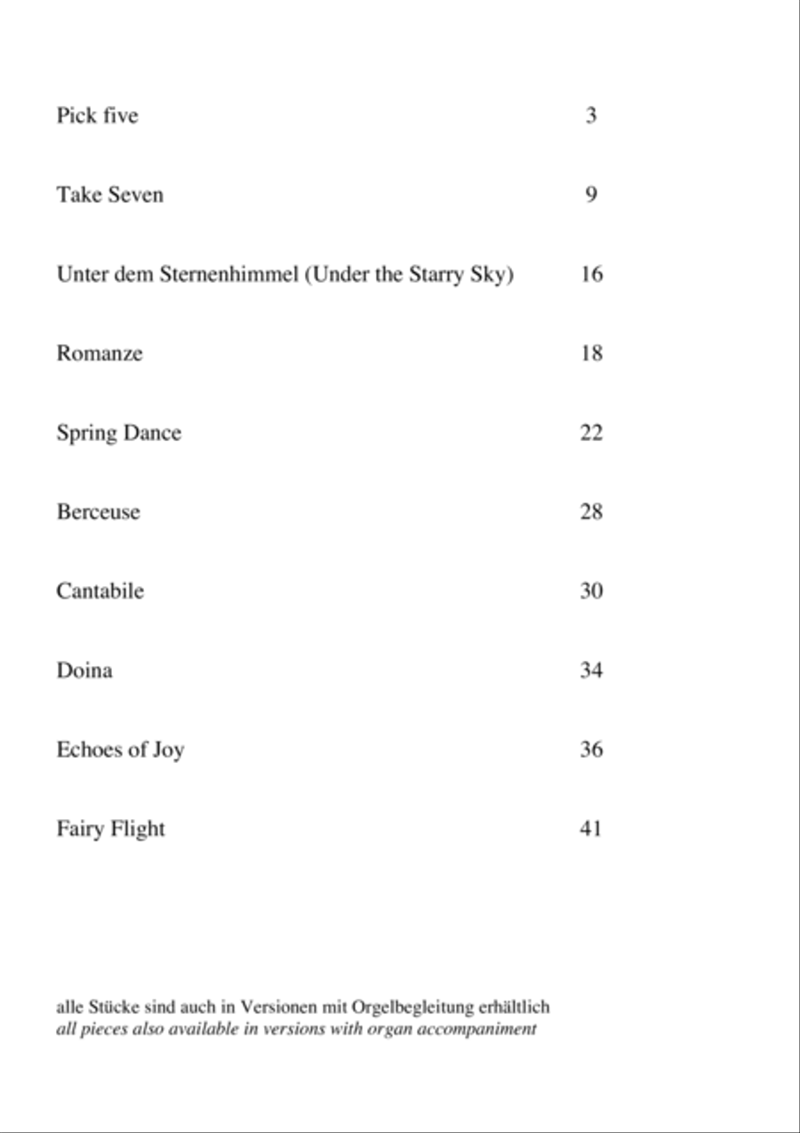 Ten pieces for flute & piano Flute Solo scores gallery preview page 2