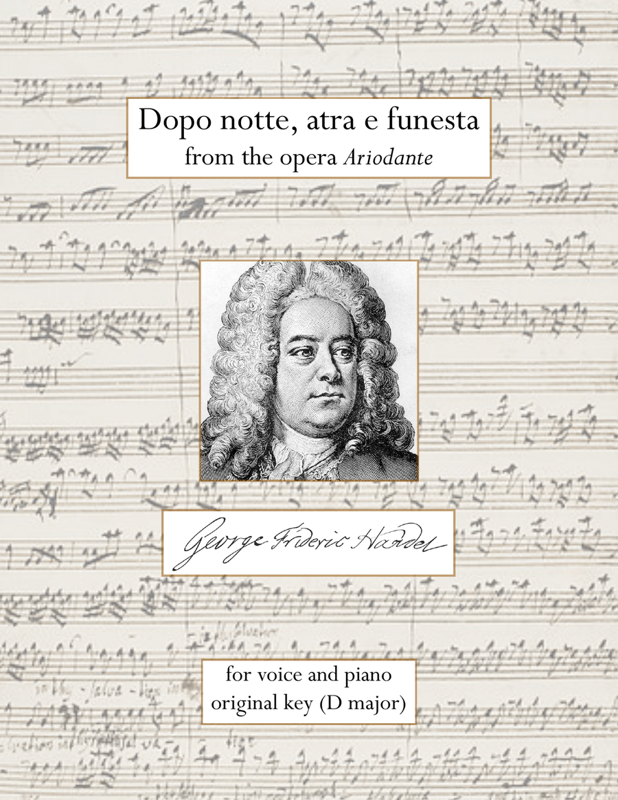 Dopo notte, atra e funesta (original key) Voice Solo scores gallery preview page 1