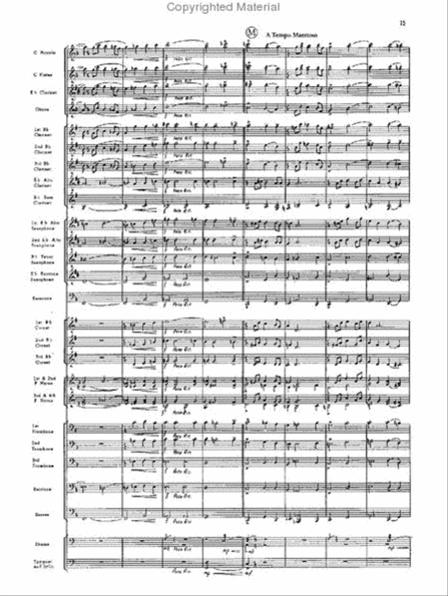 Pageantry Pageantry Concert Band scores gallery preview page 15