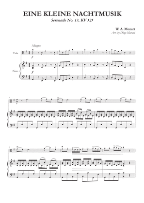 Eine Kleine Nachtmusik (1st Mov.) for Viola and Piano