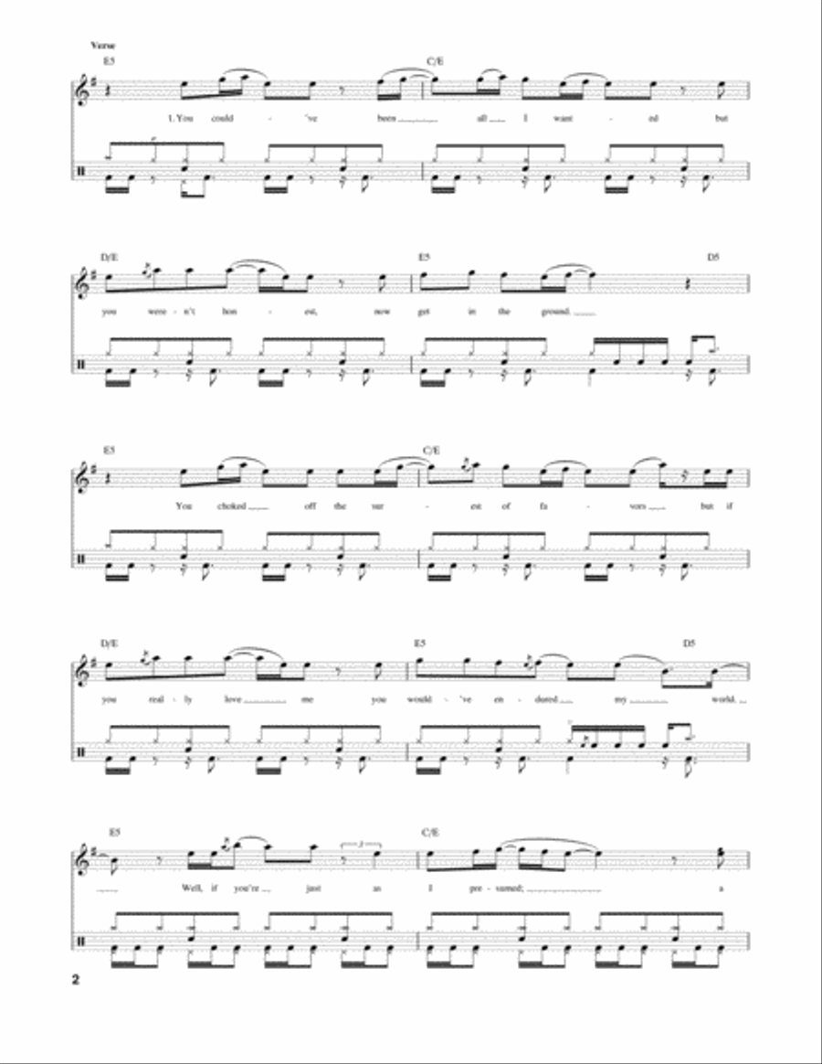 Welcome Home Drum Set scores gallery preview page 2