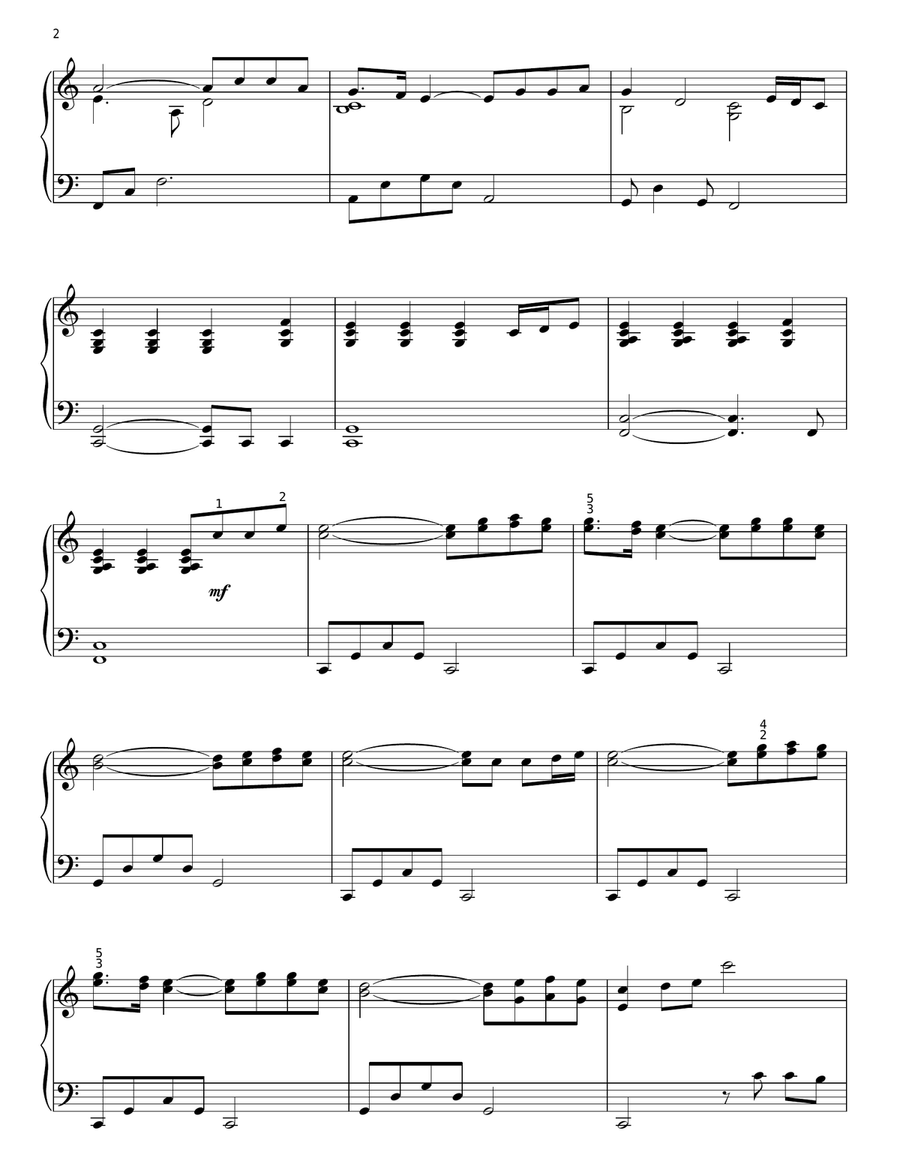 The Love Of God The Love Of God Piano Solo scores gallery preview page 2