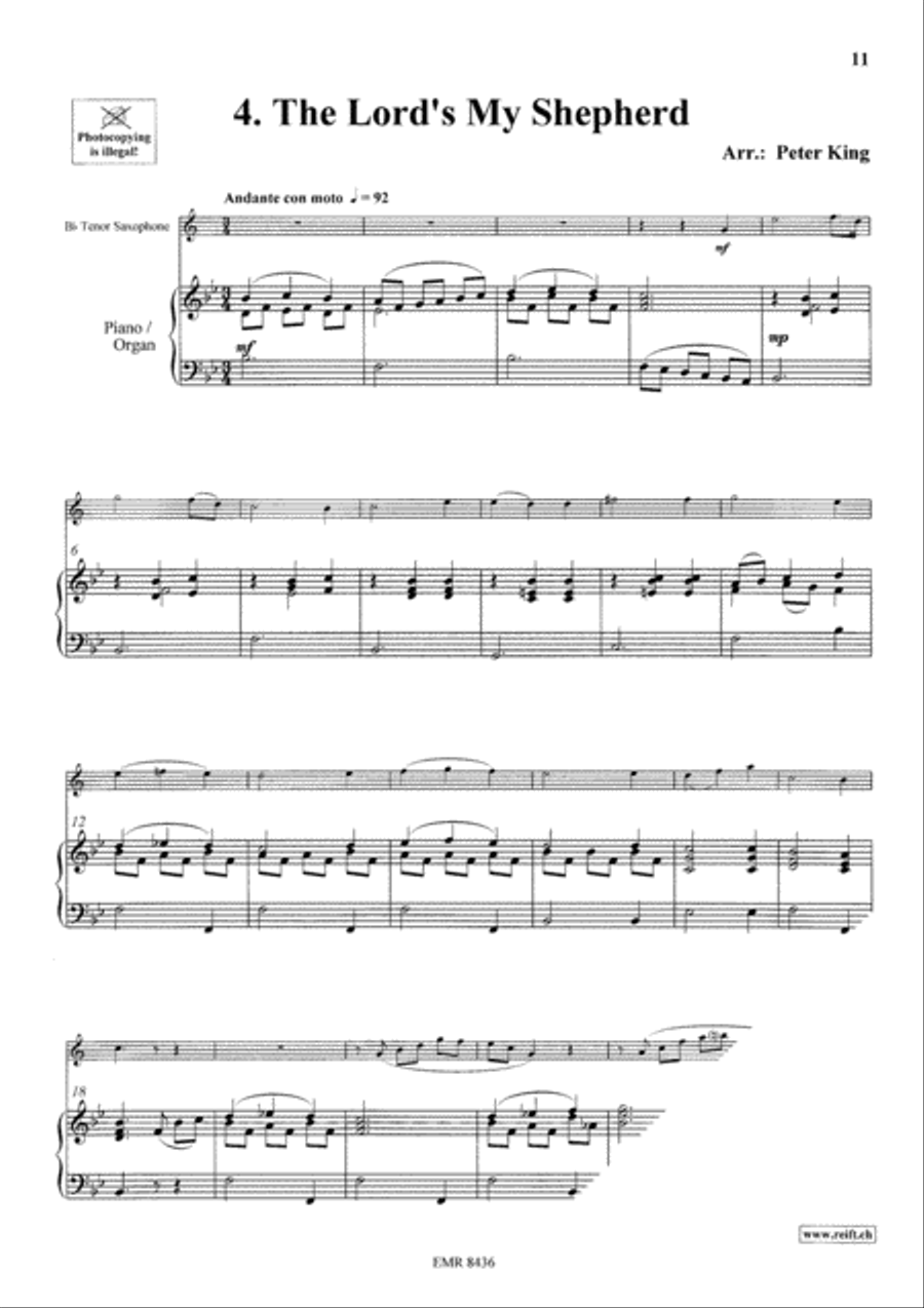 Sacred Music Volume 2 Sacred Music Volume 2 Tenor Saxophone scores gallery preview page 6