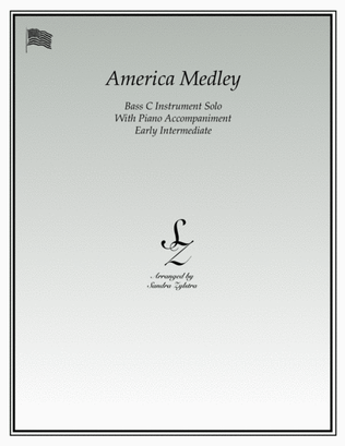 Book cover for America Medley (bass C instrument solo)