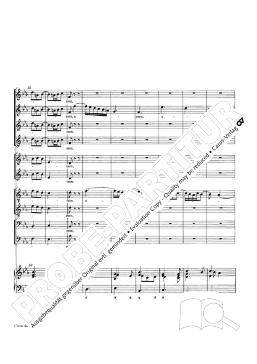 Stabat mater Choir scores gallery preview page 95