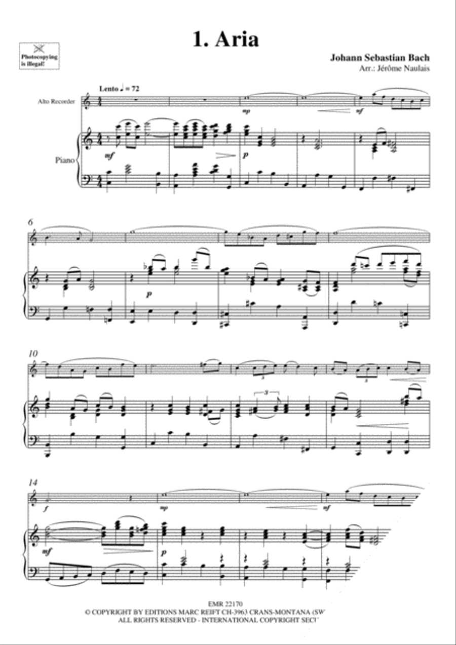 20 Greatest Slow Melodies Alto Recorder scores gallery preview page 3