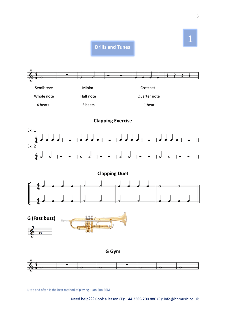 Trumpet Tutor eBoox - Level 1 (Debut) Trumpet Solo scores gallery preview page 4