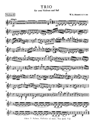 Book cover for Mozart: Trio, K. 266