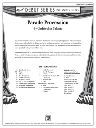 Parade Procession: Score