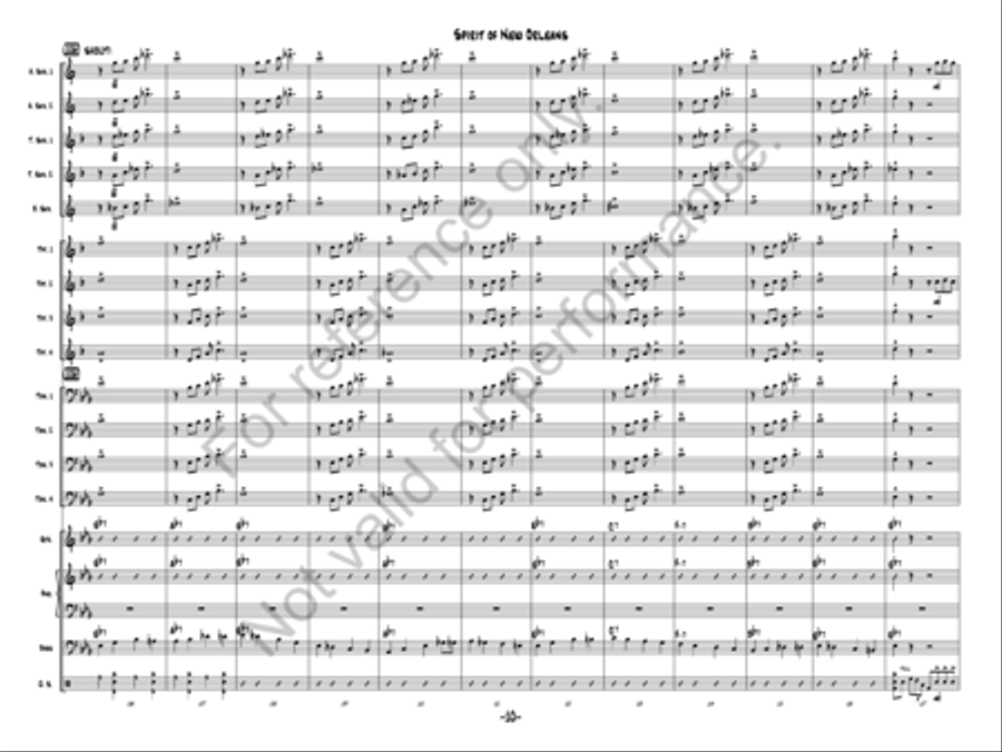 Spirit of New Orleans Spirit of New Orleans Jazz Ensemble scores gallery preview page 11