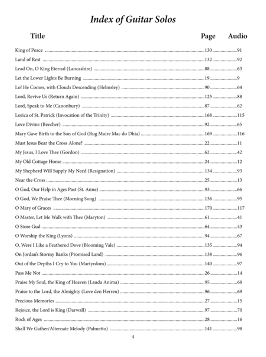 The William Bay Collection - Sacred Guitar Solo Anthology Guitar Solo scores gallery preview page 5