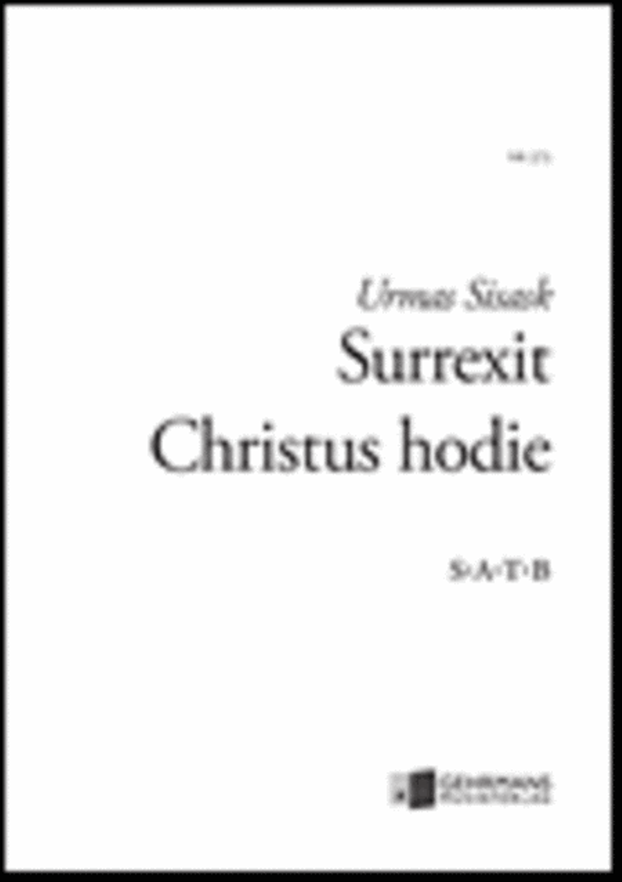 Surrexit Christus hodie Surrexit Christus hodie 4-Part scores gallery preview page 1