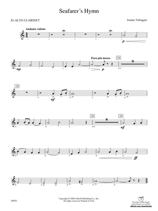 Seafarer's Hymn: (wp) E-flat Alto Clarinet