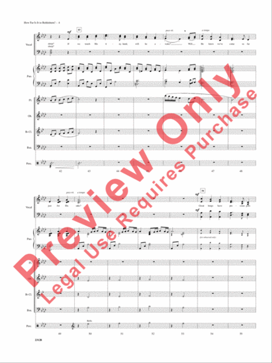 How Far Is It to Bethlehem? Choir scores gallery preview page 5