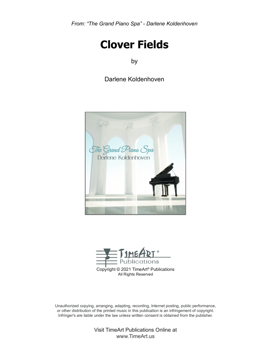 Clover Fields Clover Fields Piano Solo scores gallery preview page 1