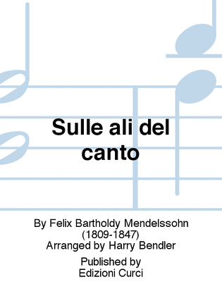 Book cover for Sulle ali del canto