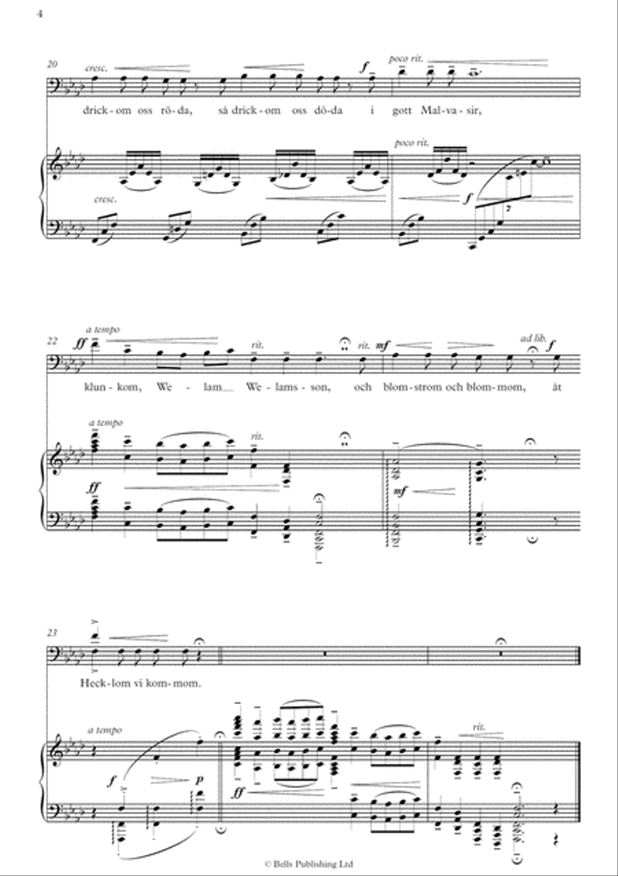 Kung Eriks visor Voice Solo scores gallery preview page 5