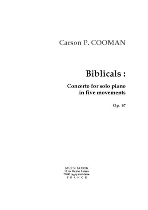 Biblicals: Concerto for Solo Piano