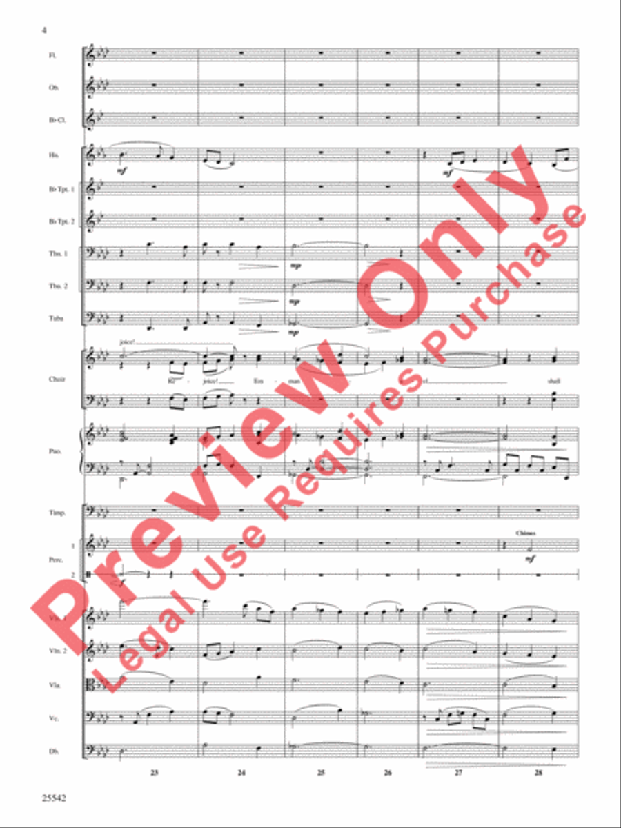 Glory to the Newborn King! Choir scores gallery preview page 5