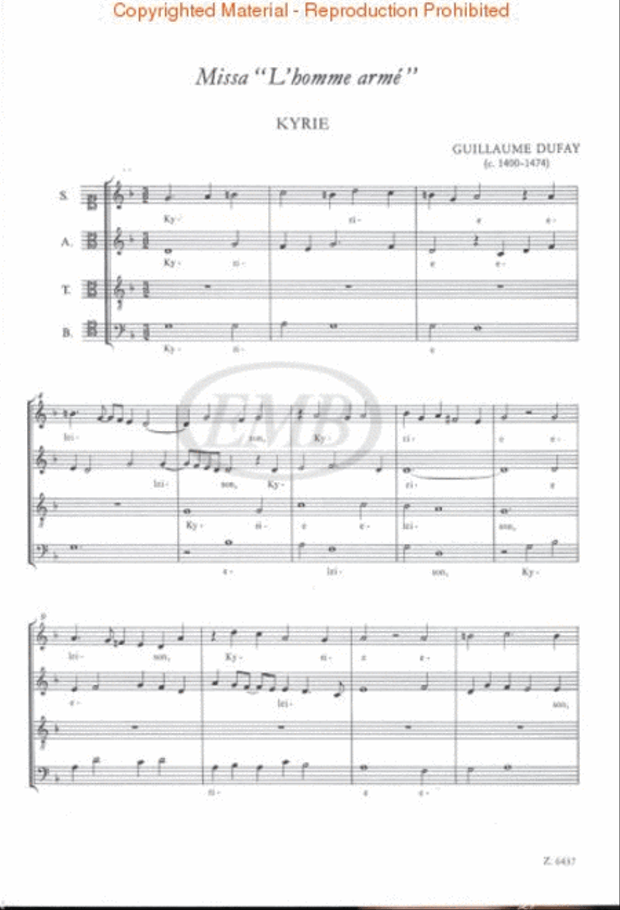 Missa “L'homme armé” Choir scores gallery preview page 2