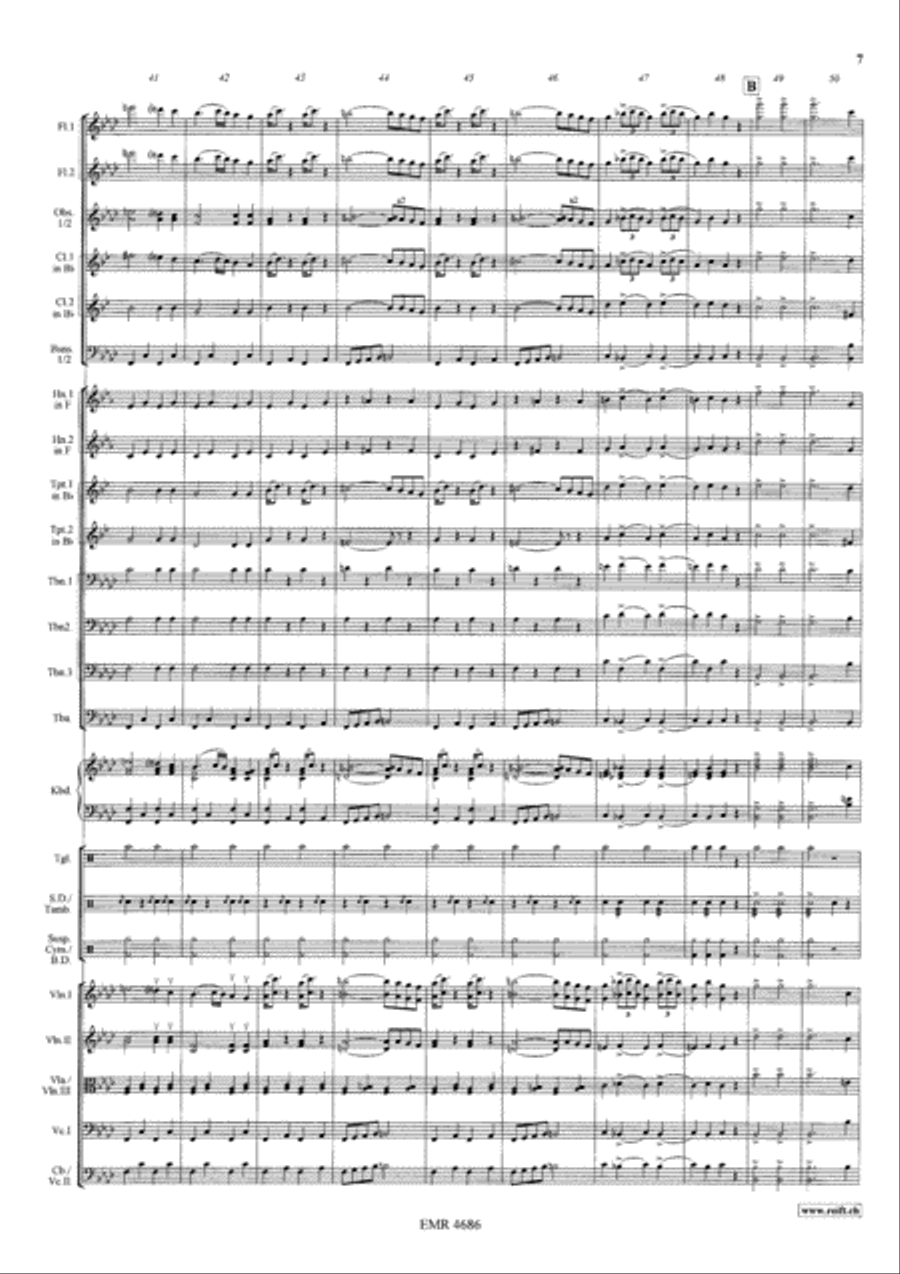 Egyptian March Orchestra scores gallery preview page 8