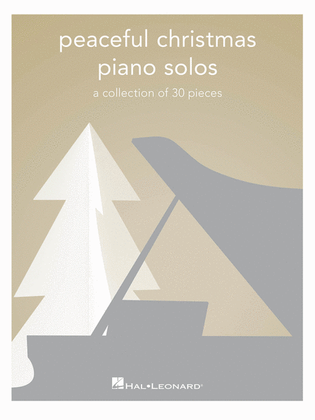Book cover for Peaceful Christmas Piano Solos