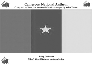 Cameroon National Anthem for String Orchestra (MFAO World National Anthem Series)