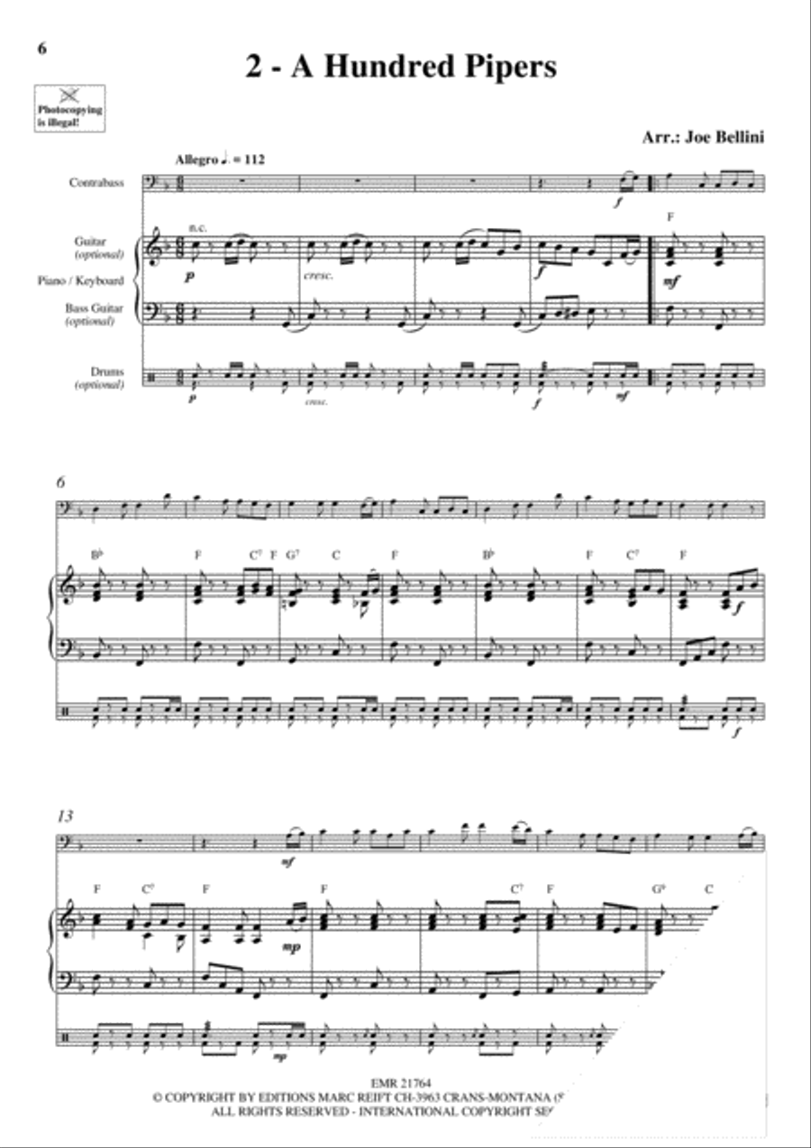 20 Celtic Hits Double Bass scores gallery preview page 4