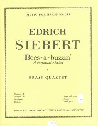 Book cover for Bees-a-buzzin' (brass Quartet)