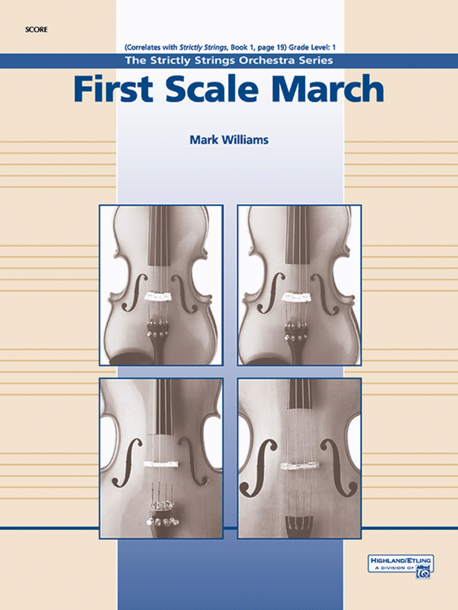 First Scale March String Orchestra scores gallery preview page 1