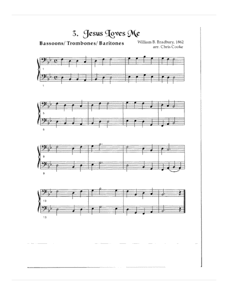 Hymns for Solo and Duet Instruments Trombone-Baritone-Bassoon