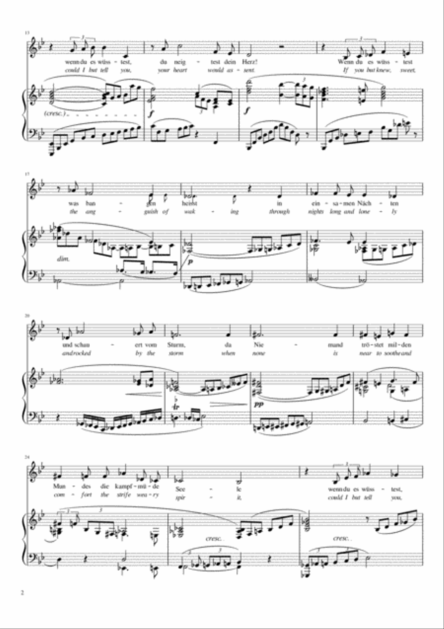 Cäcilie (Strauss) [Medium Low Voice] Low Voice scores gallery preview page 2