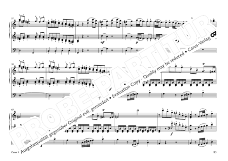 17 Church sonatas Organ Solo scores gallery preview page 84