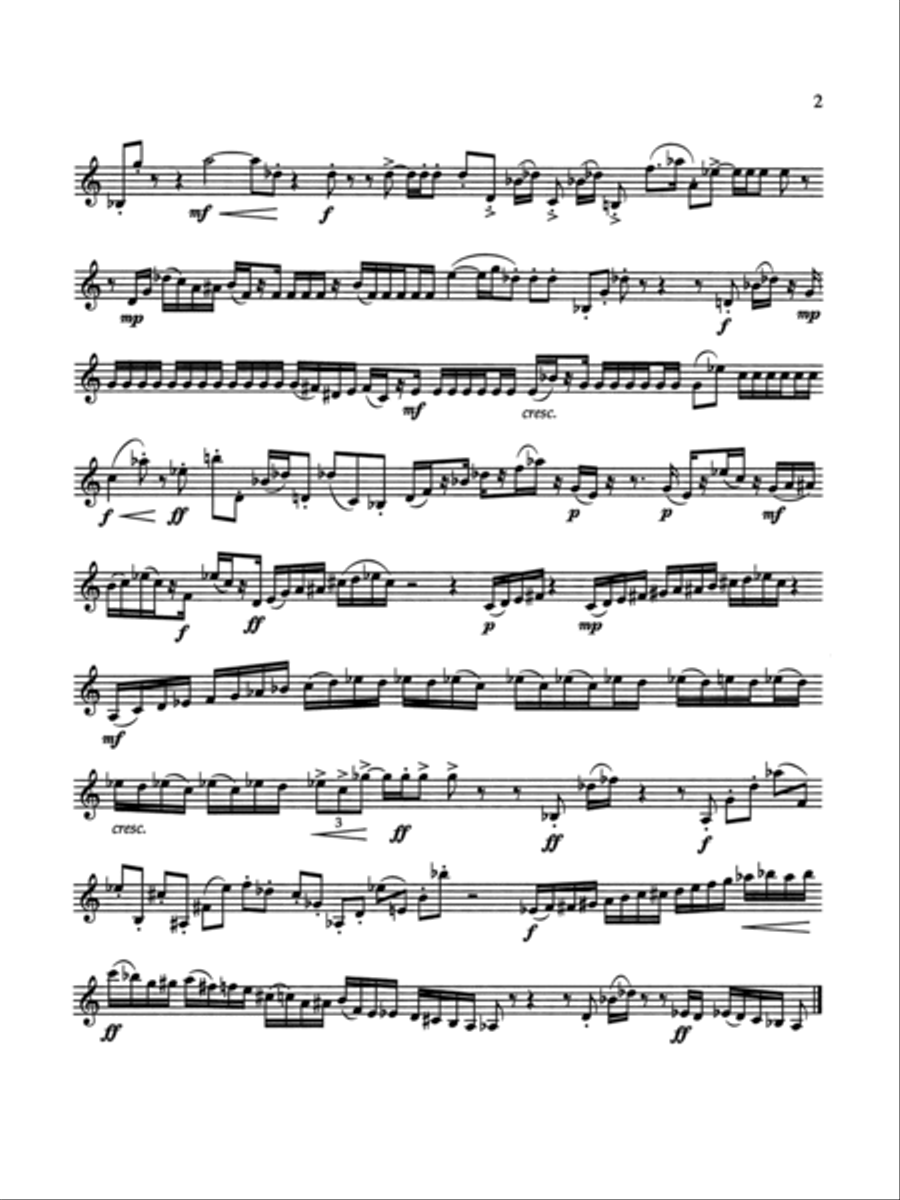 Solus Trumpet Solo scores gallery preview page 4