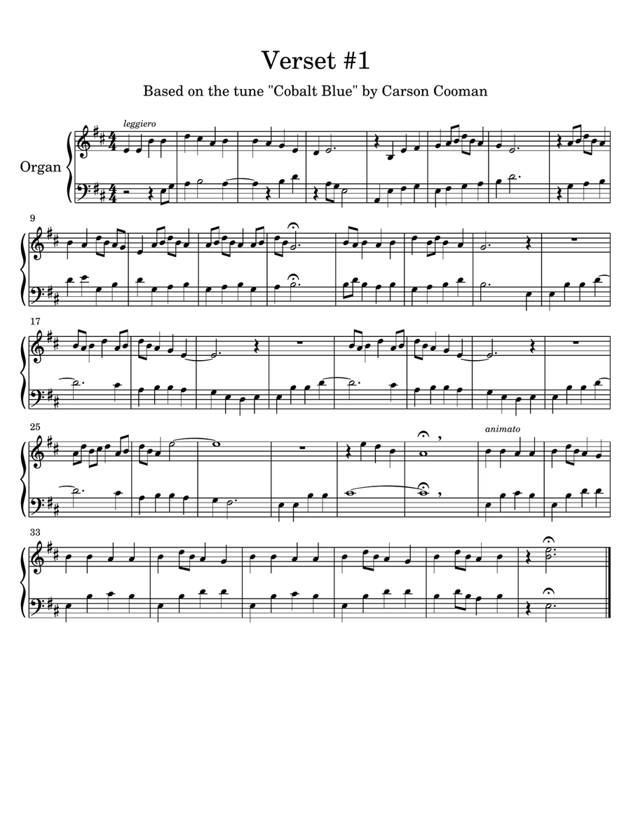 Four Versets and Canzonetta (easy pedal) Organ Solo scores gallery preview page 3
