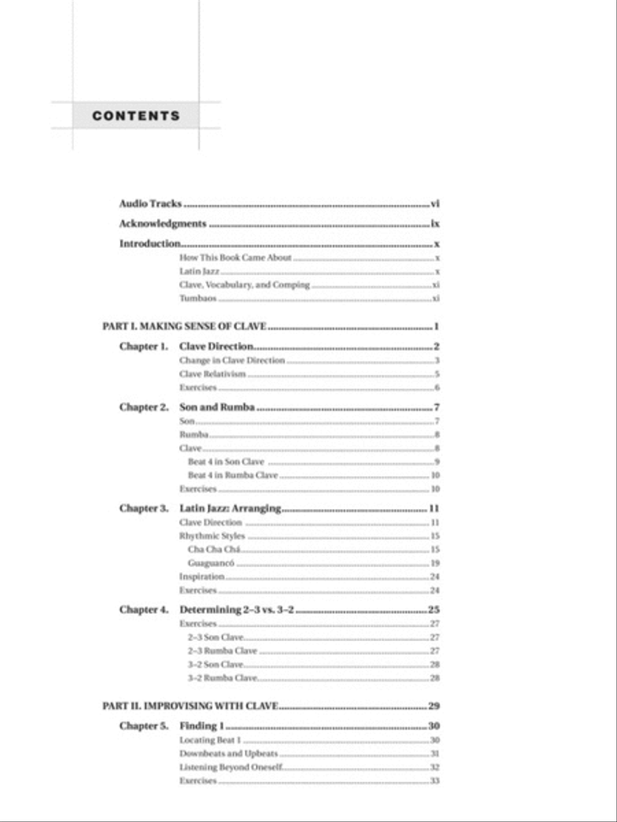 Latin Jazz Piano Improvisation Piano Method scores gallery preview page 3