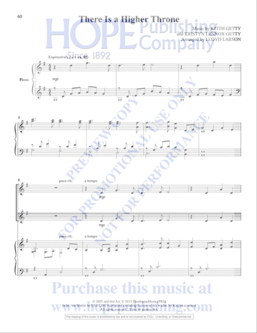 Classic Hymns for Two Instruments, Vol 1-Book and CD Woodwind Duet scores gallery preview page 60