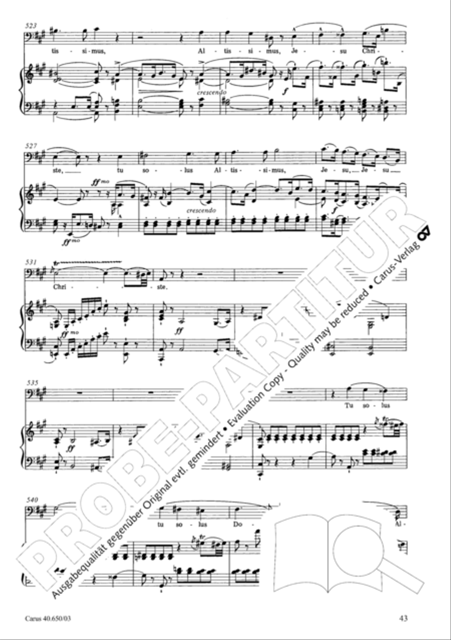 Petite Messe solennelle Petite Messe solennelle 4-Part scores gallery preview page 46