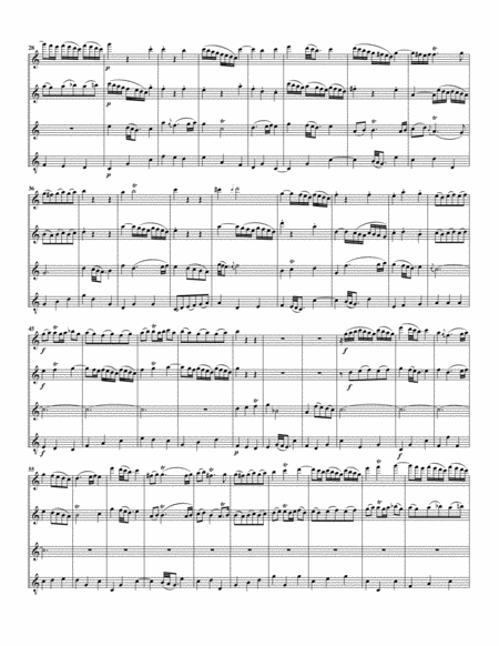 Aria: Der Heiland kennet ja die Seinen from Cantata BWV 109 (arrangement for 4 recorders)